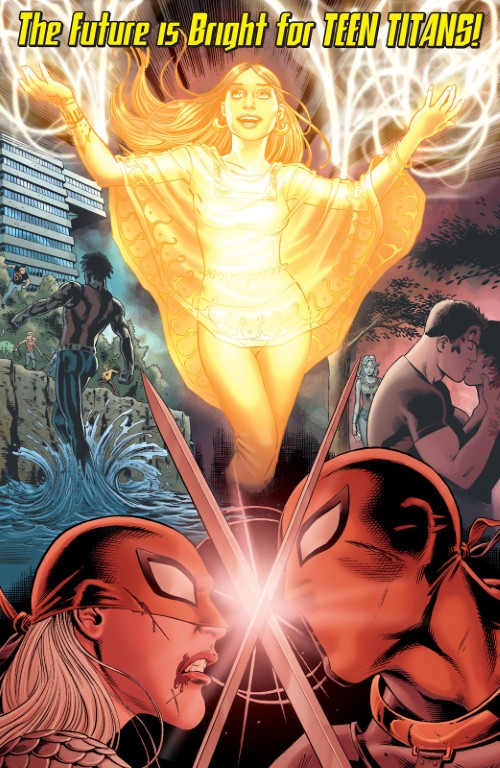 Teen Titans 88 pg. 28 - published by P: Nicola Scott I: Doug Hazelwood